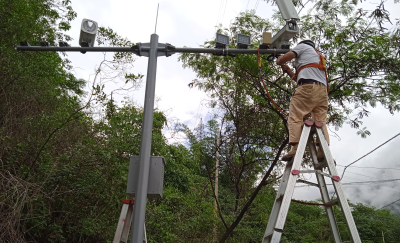 云南省玉溪市新平彝族傣族自治县米大线雷达测速反馈系统正式上线！